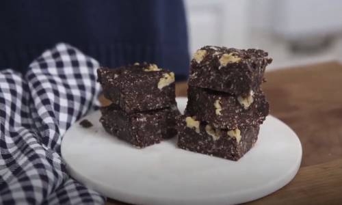 Türk Kahveli Şekersiz Raw Brownie Tarifi