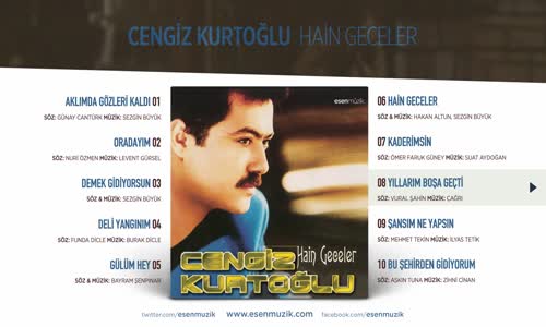 Cengiz Kurtoğlu - Yıllarım Boşa Geçti