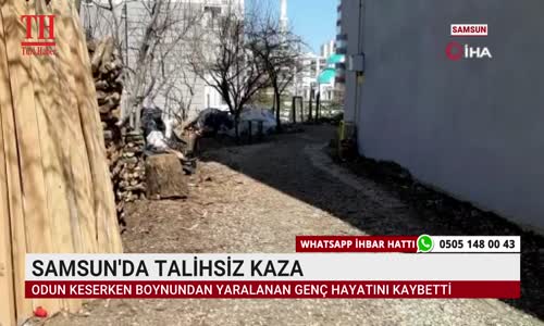 SAMSUN'DA TALİHSİZ KAZA