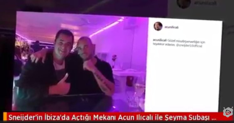  Sneijder'in İbiza'da Açtığı Mekanı Acun Ilıcalı ile Şeyma Subaşı Ziyaret Etti