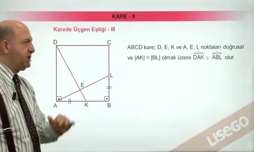 EBA GEOMETRİ LİSE KARE-KAREDE ÜÇGEN EŞLİĞİ 3