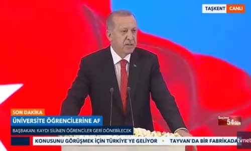 Cumhurbaşkanı Erdoğan'ın Sözleri Salonu Ayağa Kaldırdı