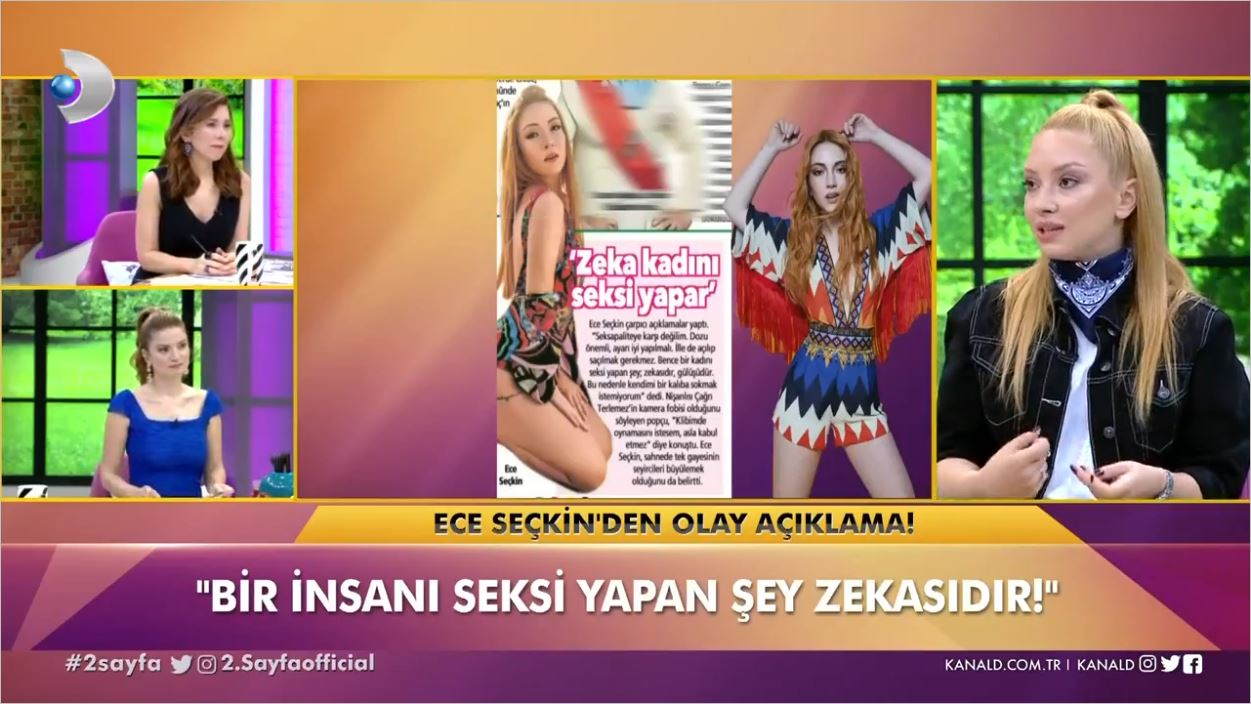 Ece Seçkin'den Hadise'ye - Mayoyu Plajda Giyerim Sahnede Değil