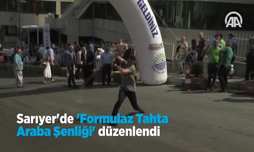 Sarıyer'de  Formulaz Tahta Araba Şenliği  Düzenlendi 