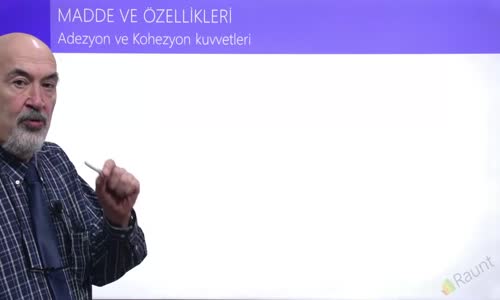 EBA FİZİK LİSE -MADDE VE ÖZELLİKLERİ - ADEZYON VE KOHEZYON KUVVETLERİ