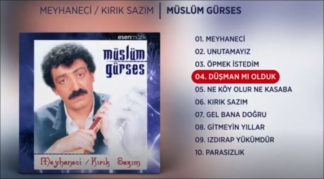 Düşman Mı Olduk Müslüm Gürses