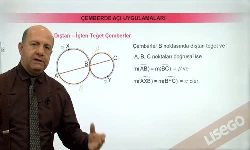 EBA GEOMETRİ LİSE ÇEMBERDE AÇILAR-DIŞTAN -İÇTEN TEĞET ÇEMBERLER