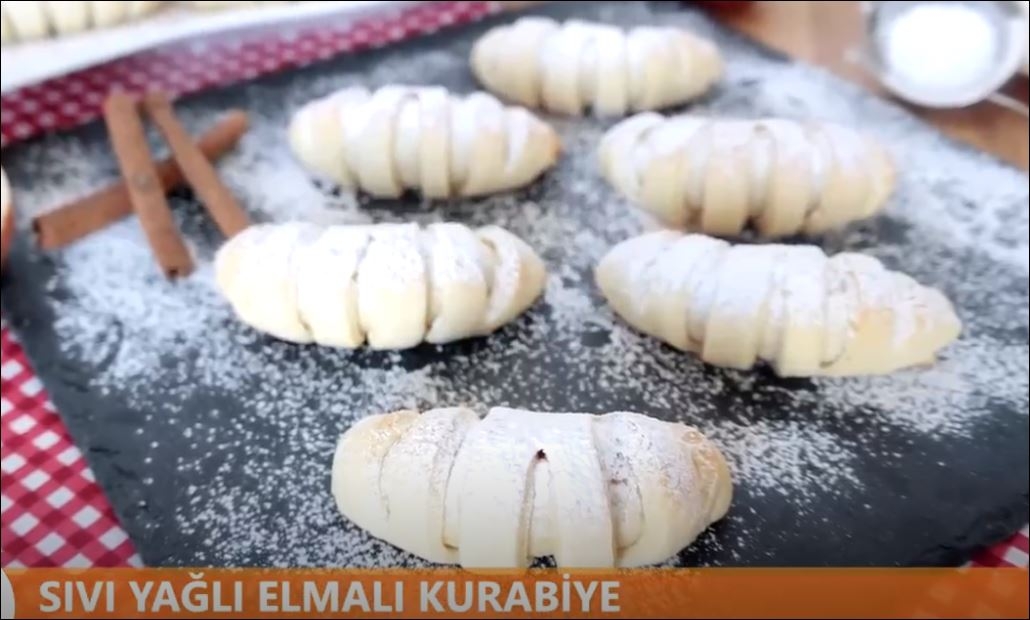 Margarinsiz Yumuşacık Elmalı Kurabiye Tarifi 