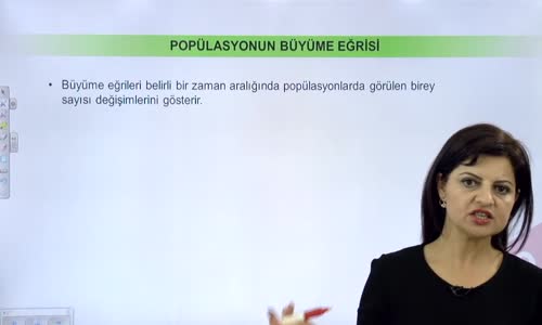 EBA BİYOLOJİ LİSE - EKOLOJİ VE GÜNCEL ÇEVRE SORUNLARI - POPÜLASYON EKOLOJİ - POPÜLASYON BÜYÜKLÜĞÜNE ETKİLEYEN FAKTÖRLER VE POPÜLASYON TAŞIMA KAPASİTESİ, BÜYÜME EĞRİLERİ