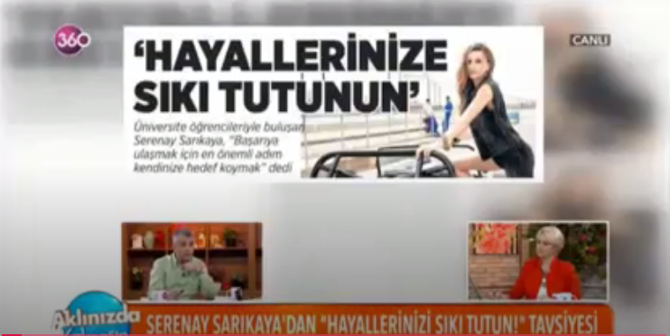 Serenay Sarıkaya'dan Gençliğe Hitabe!