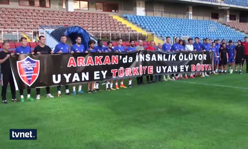 Kardemir Karabükspor'dan Arakanlı Müslümanlara Destek