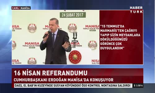 Cumhurbaşkanı Erdoğan- 'Gerekirse İdam İçin de Referandum Yapabiliriz'