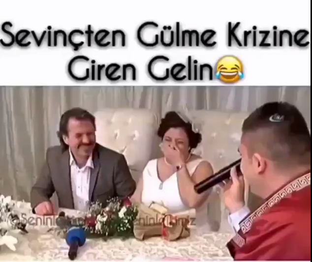 Gülme Krizine Giren Gelin