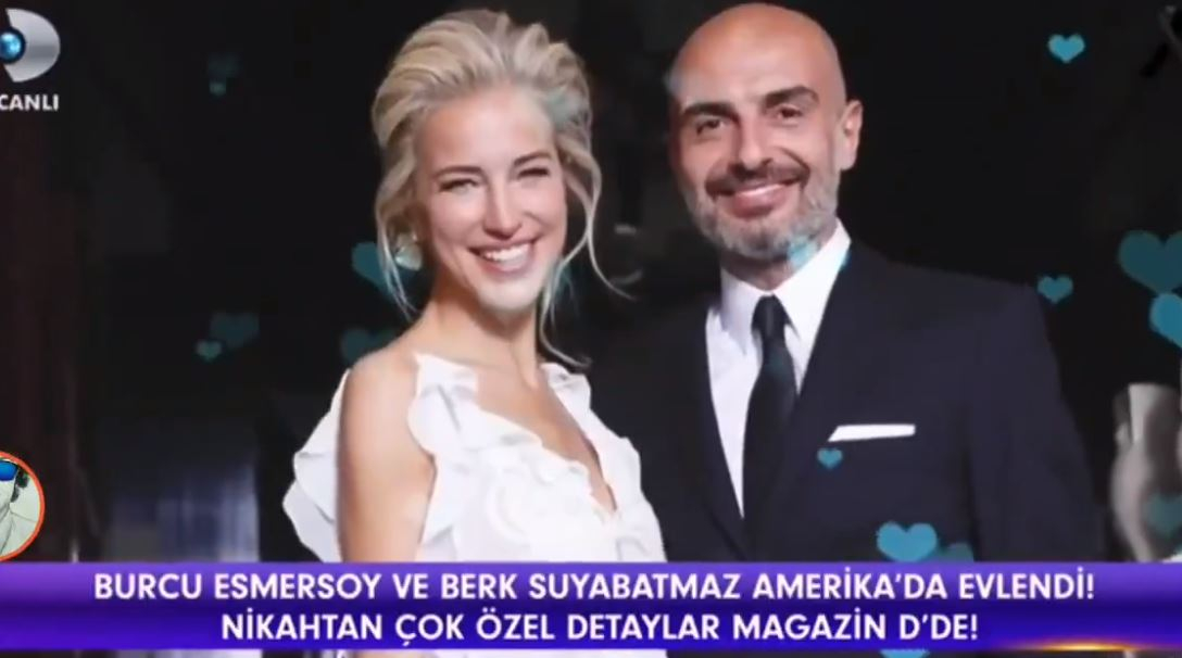 Burcu Esmersoy Evlendi Nikah Töreninden Çok Özel Görüntüler