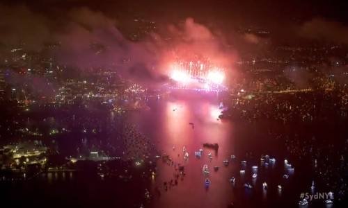 Sydney Yeni Yıl Havai Fişekleri