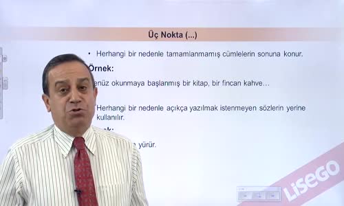 EBA TÜRKÇE LİSE NOKTALAMA İŞARETLERİ -ÜÇ NOKTA, SORU İŞARETİ, VE ÜNLEM İŞARETİNİN KULLANILDIĞI YERLER