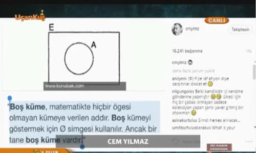 Cem Yılmaz'dan Ebru Şallı'ya İmalı Gönderme