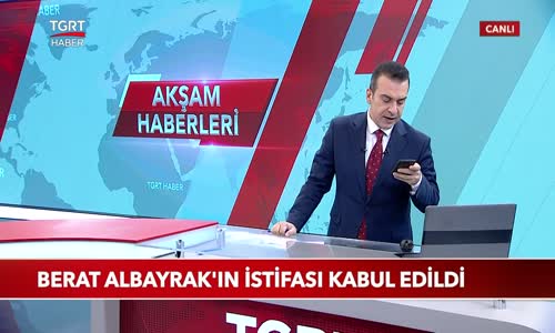 Berat Albayrak'ın İstifası Kabul Edildi