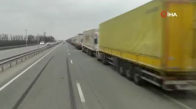 Türk tır şoförleri 1 aydır Rusya-Gürcistan sınırında mahsur